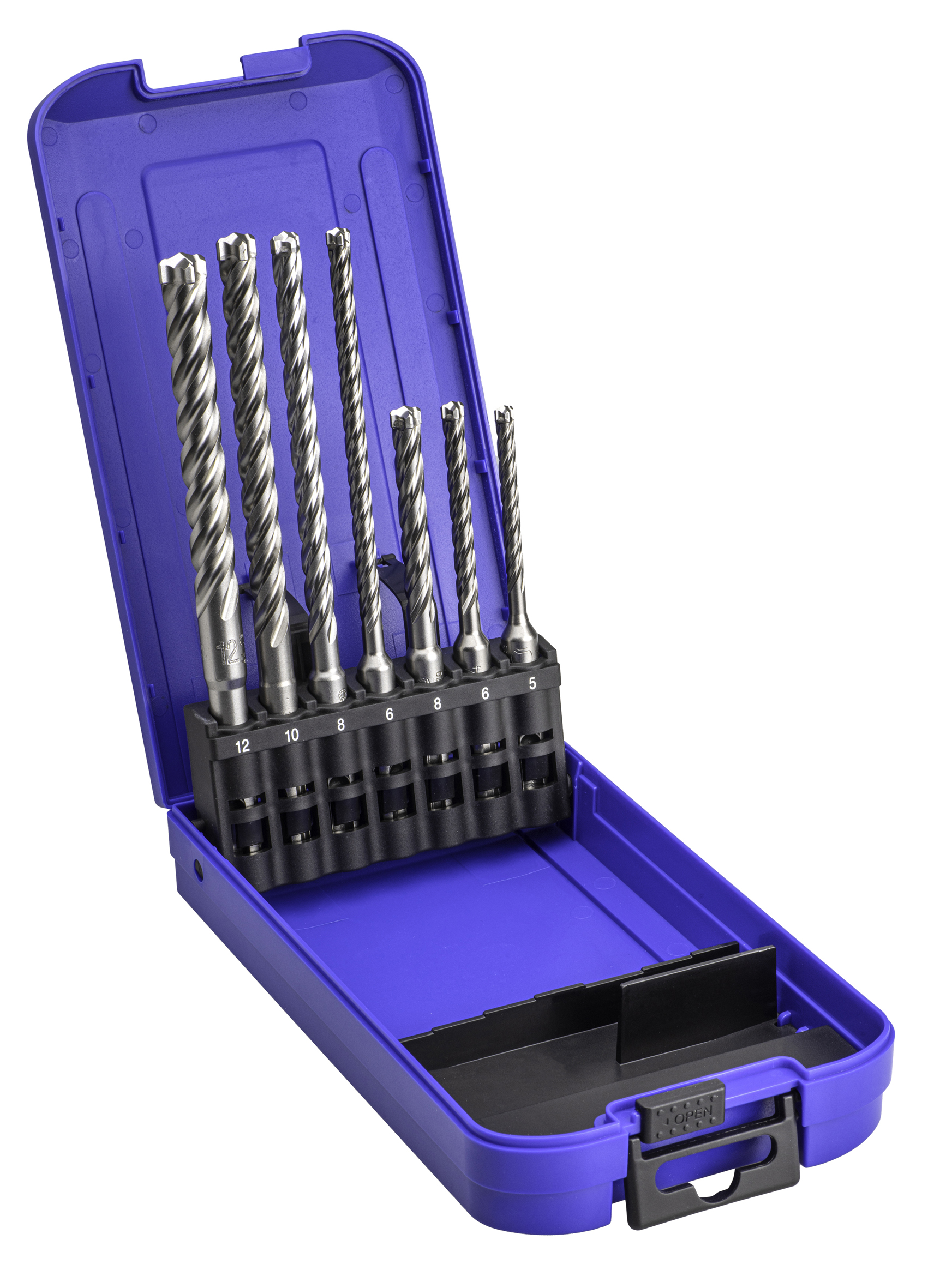 Izar Cutting Tools  1494 Juego Brocas SDS Plus Hormigon. 4 unidades